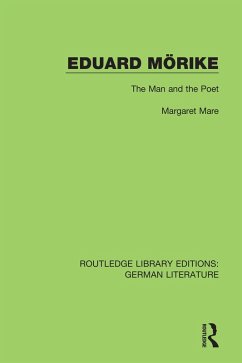 Eduard Mörike (eBook, ePUB) - Mare, Margaret