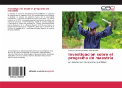 Cover Investigación sobre el programa de maestría