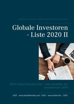 Globale Investoren - Liste 2020 II - Duthel, Heinz