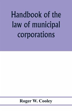 Cover Handbook of the law of municipal corporations