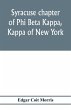 Syracuse chapter of Phi Beta Kappa,... - Bild 1
