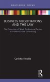 Business Negotiations and the Law