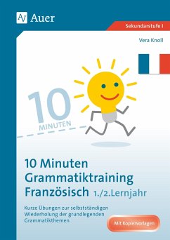 10-Minuten-Grammatiktraining Französisch Lj. 1-2 - Knoll, Vera