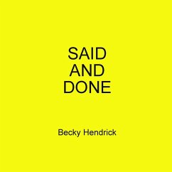 Said and Done - Hendrick, Becky