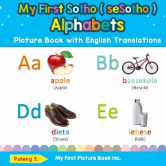 Cover My First Sotho ( seSotho ) Alphabets Picture Book with English Translations