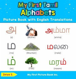 My First Tamil Alphabets Picture Book with English Translations - S., Iniya