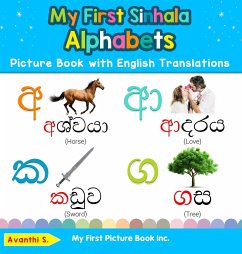 My First Sinhala Alphabets Picture Book with English Translations - S., Avanthi