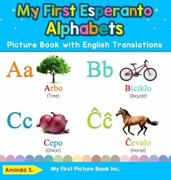 Cover My First Esperanto Alphabets Picture Book with English Translations