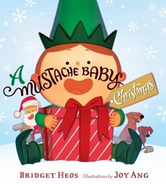 A Mustache Baby Christmas Board Book - Heos, Bridget