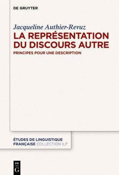 La Représentation du Discours Autre (eBook, PDF) Cover La Représentation du Discours Autre (eBook, PDF)