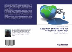 Extraction of Water from Air Using Solar Technology