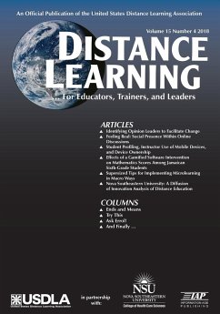 Distance Learning Volume 15 Issue 4 2018