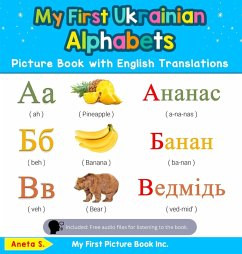 Cover My First Ukrainian Alphabets Picture Book with English Translations