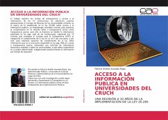 ACCESO A LA INFORMACIÓN PUBLICA EN UNIVERSIDADES DEL CRUCH - Acevedo Rojas, Patricio Andres