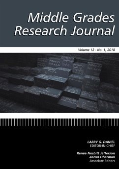 Cover Middle Grades Research Journal Volume 12 Issue 1 2018