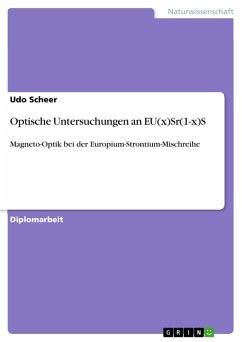 Optische Untersuchungen an EU(x)Sr(1-x)S (eBook, PDF) - Scheer, Udo