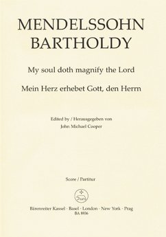 Cover Mein Herz erhebet Gott den Herrn für gem Chor a cappella (englische Version mit Orgel), Partitur (dt/en)