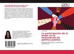 La participación de la mujer en la formulación de politica publica