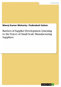 Barriers of Supplier Development. Listening to the Voices of Small Scale Manufacturing Suppliers (eBook, PDF)