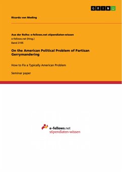 On the American Political Problem of Partisan Gerrymandering (eBook, PDF) - Meding, Ricarda von