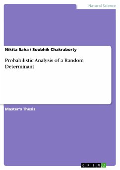 Probabilistic Analysis of a Random Determinant (eBook, PDF) - Saha, Nikita; Chakraborty, Soubhik