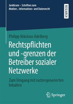 Rechtspflichten und -grenzen der Betreiber sozialer Netzwerke (eBook, PDF) - Adelberg, Philipp Nikolaus