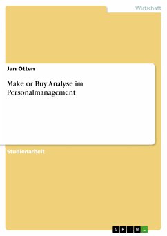 Make or Buy Analyse im Personalmanagement (eBook, PDF)