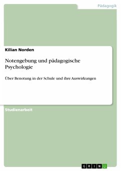 Notengebung und pädagogische Psychologie (eBook, PDF)