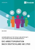 Die Arbeitsmigration nach Deutschland ab 1950. Auswirkungen auf die soziale und wirtschaftliche Entwicklung der Bundesrepublik (eBook, PDF)