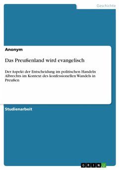 Das Preußenland wird evangelisch (eBook, PDF)