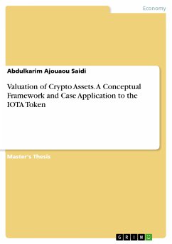 Valuation of Crypto Assets. A Conceptual Framework and Case Application to the IOTA Token (eBook, PDF) - Ajouaou Saidi, Abdulkarim
