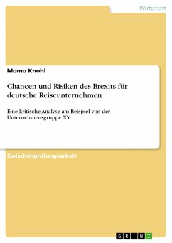Chancen und Risiken des Brexits für deutsche Reiseunternehmen (eBook, PDF)