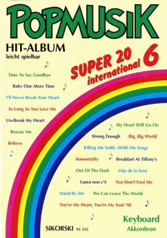 Cover Popmusik Hit-Album Super 20: International 6