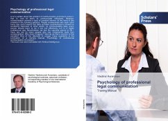 Cover Psychology of professional legal communication