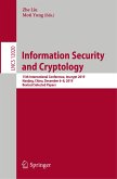 Information Security and Cryptology