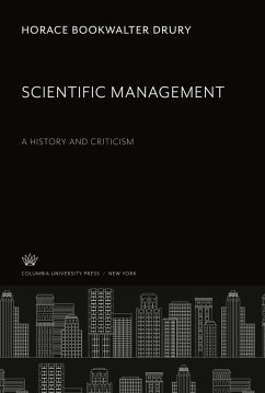 Scientific Management - Bookwalter Drury, Horace