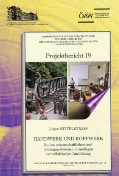 Handwerk und Kopfwerk - Mittelstrass, Jürgen