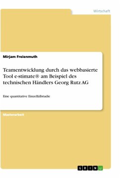 Teamentwicklung durch das webbasierte Tool e-stimate® am Beispiel des technischen Händlers Georg Rutz AG