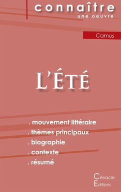 Fiche de lecture L'Été de Albert Camus (Analyse littéraire de référence et résumé complet) - Camus, Albert