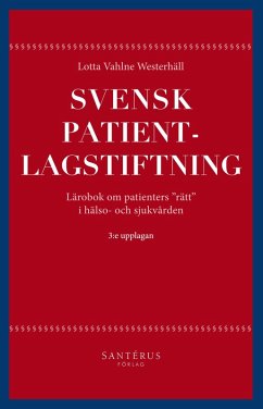 Cover Svensk patientlagstiftning