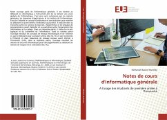 Notes de cours d'informatique générale - Kasoro Mulenda, Nathanael