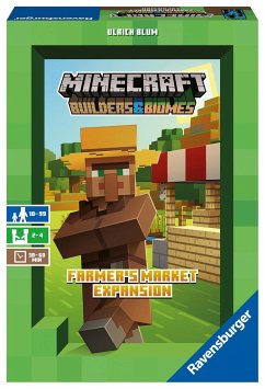 Ravensburger 26869 - Minecraft Builders & Biomes, Farmers Market Expansion, Erweiterung zum Brettspiel