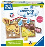 Ravensburger 04173 - ministeps® Mein Bauernhof-Spiel, Würfelspiel, Puzzle-Spiel, Lernspiel