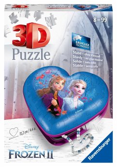Ravensburger 11236 - Frozen 2, Herzschatulle, 3D Puzzle, 54 Teile