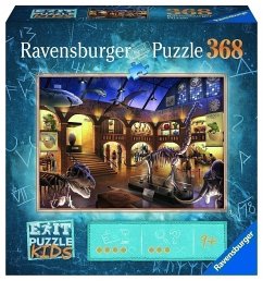 Ravensburger EXIT Puzzle Kids - 12925 Im Naturkundemuseum - 368 Teile Puzzle für Kinder ab 9 Jahren, Kinderpuzzle