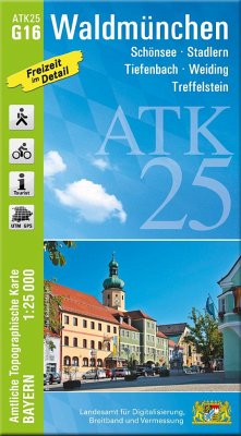 Cover ATK25-G16 Waldmünchen (Amtliche Topographische Karte 1:25000)