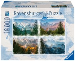 Ravensburger 16137 - Märchenschloss in 4 Jahreszeiten, Puzzle, 18000 Teile