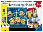 Ravensburger 05082 - Witzige Minions, 3 x 49 Teile Puzzle