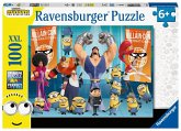 Ravensburger 12915 - Minions, Gru und die Minions, Puzzle, 100 XXL-Teile