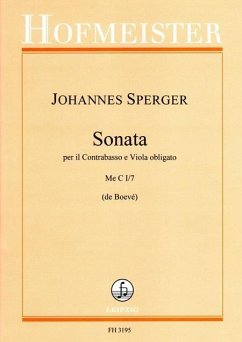 Sonata - Sperger, Johannes